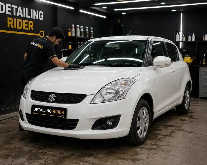 White Swift being detailed in the studio